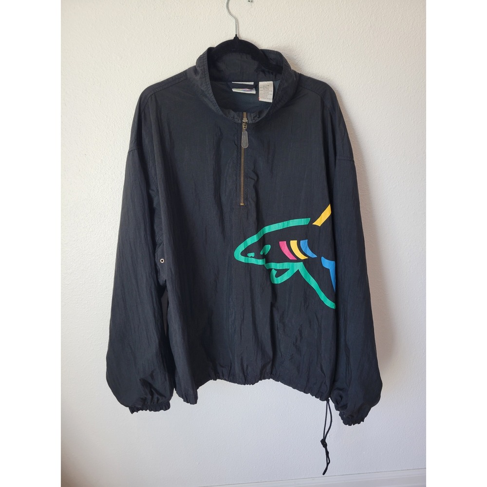 Vintage Reebok x Greg Norman Collection Half Zip Windbreaker – Men's XL